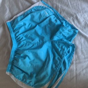 Nike dri-fit light blue running shorts - Women's medium